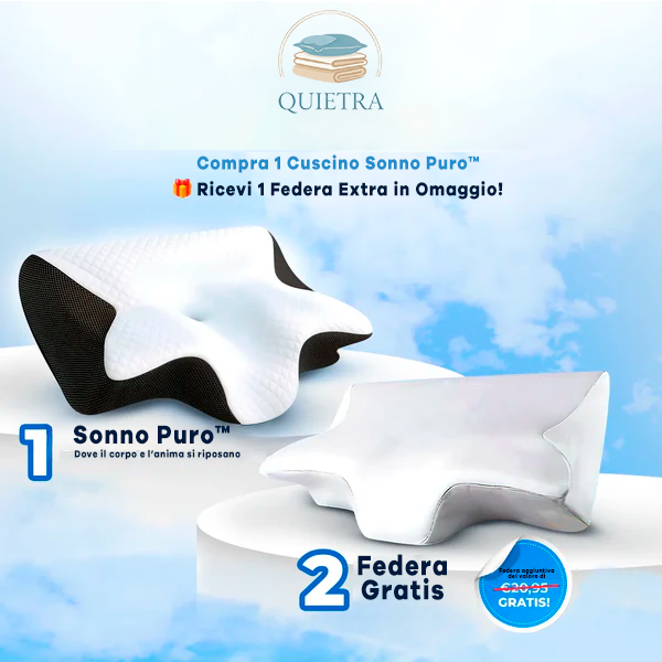 Cuscino Cervicale Ortopedico - Sonno Puro™