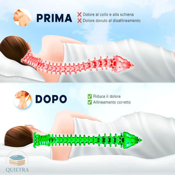 Cuscino Cervicale Ortopedico - Sonno Puro™